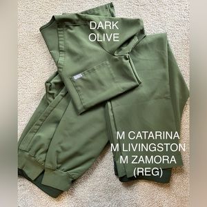 Figs Set, Dark Olive (3 Pieces)